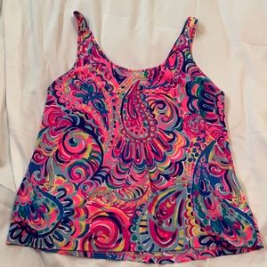 Lilly Pulitzer Vibrant Sleeveless Top Size L